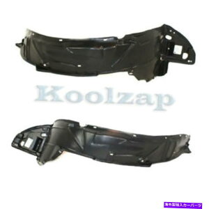 �t�F���_�[���C�i�[ 04-05�̃V�r�b�N�t�����g�X�v���b�V���V�[���h�C���i�[�t�F���_�[���C�i�[�p�l�����E�Z�b�g�y�A For 04-05 Civic Front Splash Shield Inner Fender Liner Panel Left Right SET PAIR�y���s�A��