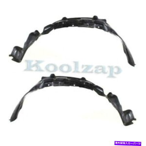 �t�F���_�[���C�i�[ 00-06�̃c���h���t�����g�X�v���b�V���V�[���h�����t�F���_�[���C�i�[���E���Z�b�g�y�A For 00-06 Tundra Front Splash Shield Inner Fender Liner Left Right Side SET PAIR