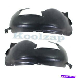 tF_[Ci[ 2007-07 VW EOStgXvbVV[hCi[tF_[Ci[plvX`bNZbgyA For 2007-07 VW Eos Front Splash Shield Inner Fender Liner Panel Plastic SET PAIR