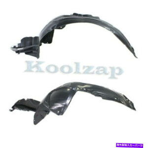 tF_[Ci[ 04-05̃CvbT/AEgobNtgXvbVV[hCi[tF_[Ci[plZbgyA For 04-05 Impreza/Outback Front Splash Shield Inner Fender Liner Panel SET PA