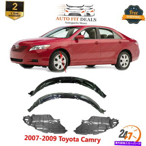tF_[Ci[ tgtF_[Ci[ +GWXvbVV[h2007N2009Ñg^J̃A_[Jo[ Front Fender Liners + Engine Splash Shield Undercover For 2007-2009 Toyota Camr