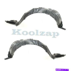 tF_[Ci[ 04-09̃vEXtgXvbVV[hCi[tF_[Ci[plEZbgyA For 04-09 Prius Front Splash Shield Inner Fender Liner Panel Left Right SET PAIR