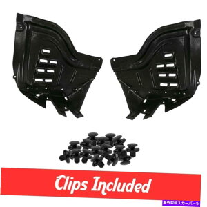 �t�F���_�[���C�i�[ 2008-2020�g���^�Z�R�C�A�̃N���b�v�t���V�����t�����g�t�F���_�[���C�i�[�G�N�X�e���V�����Z�b�g New Front Fender Liner Extension Set W/ Clips For 2008-2020 Toyota Sequoia