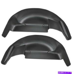 �t�F���_�[���C�i�[ �n�X�L�[���C�i�[79101���A�z�C�[���t�F���_�[�K�[�h2006-2014�t�H�[�hF-150�̃��C�i�[�u���b�N Husky Liners 79101 Rear Wheel Fender Guards Liner Black For 2006-2014 Ford F-150