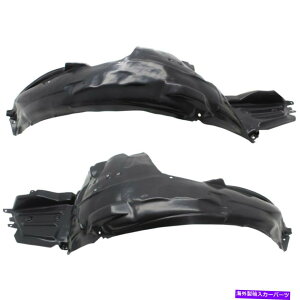 フェンダーライナー WRX STIペアの2つのフロントドライバーと助手席側LH RHの新しいフェンダーライナーセット New Fender Liners Set of 2 Front Driver & Passenger Side LH RH for WRX STI Pair