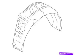 tF_[Ci[ 2016-2020 Kia Optima OEMAhCo[tF_[zC[Ci[86821-D5000 2016-2020 Kia Optima OEM Rear Driver Fender Wheel Liner 86821-D5000