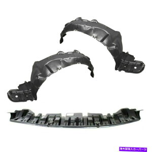 tF_[Ci[ 2010N2011Ñg^vEX̃tgtF_[Ci[ƃGWA_[Jo[XvbVK[h Front Fender Liners & Engine Undercover Splash Guard For 2010-2011 Toyota Priu