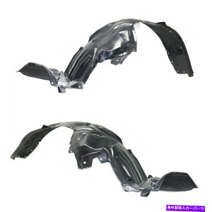 �t�F���_�[���C�i�[ 14-18�X�o���t�H���X�^�[�p�̐V�����t�����g�h���C�o�[�Ə�q���t�F���_�[���C�i�[�Z�b�g New Front Driver & Passenger Side Fender Liner Set For 14-18 Subaru Forester