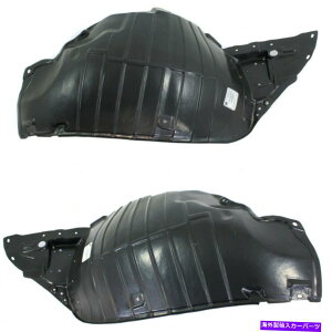 �t�F���_�[���C�i�[ ���Y370Z�X�v���b�V���K�[�h/�t�F���_�[���C�i�[2009-2020 LH�����RH�y�A/�Z�b�g�t�����g For Nissan 370Z Splash Guard/Fender Liner 2009-2020 LH and RH Pair/Set Front�y���s�A���i�z