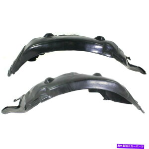 tF_[Ci[ 2000N2003ÑXvbVV[hWK[S^CṽtgEZbg2 Splash Shield For 2000-2003 Jaguar S-Type Front Left & Right Side Set of 2