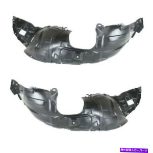 tF_[Ci[ 04-09}c_3tgXvbVV[hCi[tF_[Ci[plvX`bNZbgyA For 04-09 Mazda3 Front Splash Shield Inner Fender Liner Panel Plastic SET PAIR