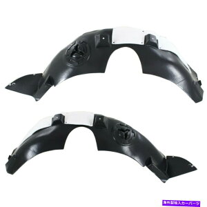 tF_[Ci[ 2010-2013 GMCn`tghCo[Əȑɐݒ肳ꂽtF_[Ci[ Fender Liners Set For 2010-2013 GMC Terrain Front Driver & Passenger Side