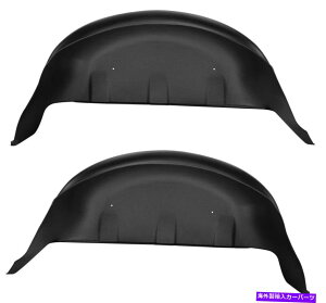 �t�F���_�[���C�i�[ �n�X�L�[���C�i�[79131�z�C�[���E�F���K�[�h���A�z�C�[���E�F���K�[�h�u���b�N Husky Liners 79131 Wheel Well Guards Rear Wheel Well Guards Black