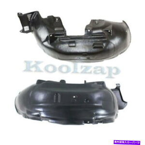 tF_[Ci[ 03-06\glxtgXvbVV[hCi[tF_[Ci[EZbgyA For 03-06 Sorento LX Front Splash Shield Inner Fender Liner Left Right SET PAIR