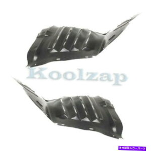 tF_[Ci[ 09-11 RX-8 RX8tgXvbVV[hCi[tF_[Ci[plvX`bNZbgyA For 09-11 RX-8 RX8 Front Splash Shield Inner Fender Liner Panel Plastic SET PAIR