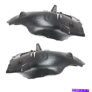 tF_[Ci[ 03-06SLNXtg㕔XvbVV[htF_[Ci[plZbgyA For 03-06 SL-Class Front Upper Splash Shield Inner Fender Liner Panel SET PAIR