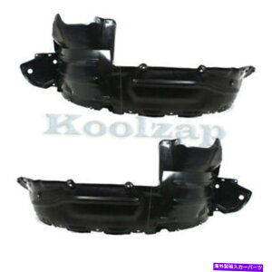 tF_[Ci[ 08-15 lx570tgXvbVV[htF_[Ci[plEZbgyA For 08-15 LX570 Front Splash Shield Inner Fender Liner Panel Left Right SET PAIR