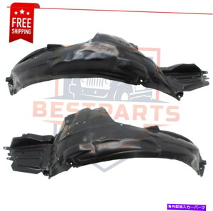 フェンダーライナー 2015-2018 SUBARU WRX STIに向けて、新しいフロントドライバーと乗客サイドフェンダーライナーセット NEW Front Driver & Passenger Side Fender Liners Set for 2015-2018 Subaru WRX STI