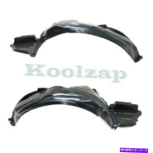 tF_[Ci[ 12-14̃CvbT13-17 XVNXgbNtgCi[tF_[Ci[plZbgyA For 12-14 Impreza & 13-17 XV Crosstrek Front Inner Fender Liner Panel SET PAIR