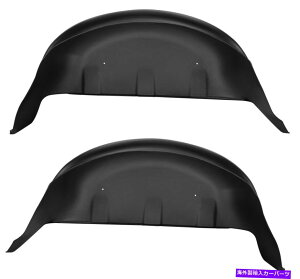 �t�F���_�[���C�i�[ �n�X�L�[���C�i�[79131���A�z�C�[���E�F���K�[�h17-22�t�H�[�hF-350�X�[�p�[�f���[�e�B Husky Liners 79131 Rear Wheel Well Guards For 17-22 Ford F-350 Super Duty