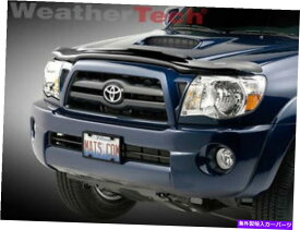 バグシールド トヨタタコマ向けのWeathertech Stone＆Bug Deflectorフードシールド-2005-2011 WeatherTech Stone & Bug Deflector Hood Shield for Toyota Tacoma - 2005-2011