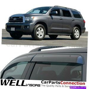 �o�O�V�[���h 08-22�g���^�Z�R�C�A�T���o�C�U�[�̃E�B���h�E�o�C�U�[�p�̃E�F���o�C�U�[ WellVisors For Window Visors For 08-22 Toyota Sequoia Sun Visors For Deflectors