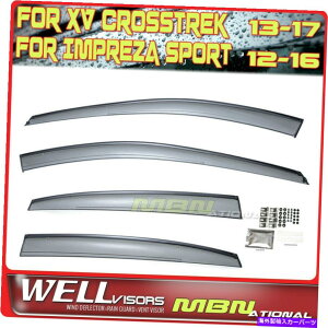 oOV[h Wellvisors Rain Sun Deflectors for Subaru xv Crosstrek 13-17 Impreza Sport 12-16 Wellvisors Rain Sun Deflectors For Subaru XV Crosstrek 13-17 Impreza Sport 12-16