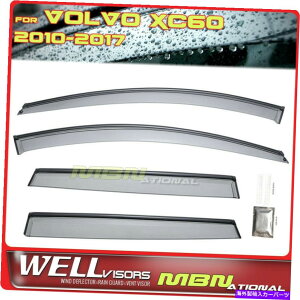 oOV[h {{XC60 10-17EBhEoCU[̃EBhEfBtN^[WELLVISORSEBhEfBtN^[ Wellvisors Window Deflectors For Volvo XC60 10-17 Window Visors Deflectors
