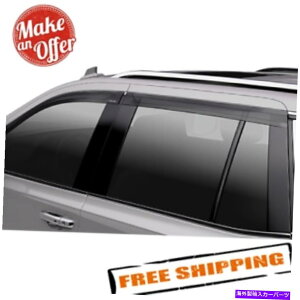 oOV[h AVS 894088e[vI[vt@CVentvisor Smoke Front and Lear Window Deflectors AVS 894088 Tape-On Low Profile Ventvisor Smoke Front and Rear Window Deflectors