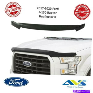 �o�O�V�[���h AVS 25637 Bugflector II���t�[�h�V�[���h�A�N������17-20�t�H�[�hF-150���v�^�[ AVS 25637 Bugflector II Smoke Hood Shield Acrylic For 17-20 Ford F-150 Raptor
