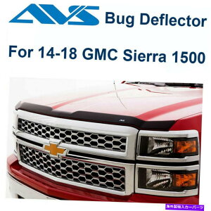 �o�O�V�[���h AVS Aeroskin Matte�u���b�N�t�[�h/�o�O�v���e�N�^�[14-2018 GMC Sierra 1500-377075 AVS Aeroskin Matte Black Hood/Bug Protector For 14-2018 GMC Sierra 1500 - 377075�y���s�A���i�z