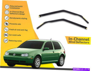 oOV[h `l͔uVWSt4 3hAR32 GTI GT 1997-2005 2PC In channel wind deflector rain guards VW Golf 4 3 door R32 GTI GT 1997-2005 2pc