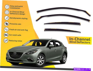 oOV[h `l͔d@Ń}c_̃CK[h3 5hAnb`obN2013-201 ... In channel wind deflectors rain guards for Mazda 3 5 door hatchback 2013-201...