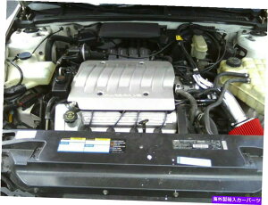 USGACe[N Ci[_Ng 96-99Tu / 96p[NAxj[3.8L V6pV[gGACe[NLbg +ԂtB^[ Short Ram Air Intake Kit + RED Filter for 96-99 LeSabre / 96 Park Ave 3.8L V6