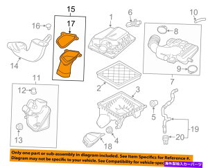 USGACe[N Ci[_Ng GM OEMGAN[i[ێʃz[X`[u13346074 GM OEM Air Cleaner Intake-Duct Hose Tube 13346074