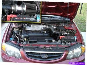 USGACe[N Ci[_Ng 2001N2006Nׂ̂Ă̍Kia Optima 2.4L 2.5L 2.7L 4cylGACe[NLbg +tB^[ All Black For 2001-2006 Kia Optima 2.4L 2.5L 2.7L 4CYL Air Intake Kit + Filter