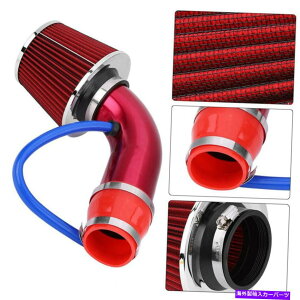 USGACe[N Ci[_Ng Ԃ̃R[hGACe[NtB^[UpCvp[t[z[XVXeANZTAM Car Cold Air Intake Filter Induction Pipe Power Flow Hose System Accessories AM