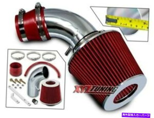 USGACe[N Ci[_Ng 01-05ANZg1.6L L4 3 "̐ԂV[gCzCULbg +tB^[ RED Short Ram Air Intake Induction Kit + Filter For 01-05 Accent 1.6L L4 3"