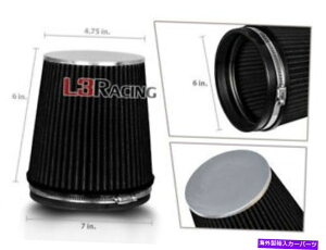 USGACe[N Ci[_Ng 6C`6 "152mmCbgR[hGACe[NR[gbNtB^[V{[p BLACK 6 Inches 6" 152mm Inlet Cold Air Intake Cone TRUCK FILTER For Chevrolet