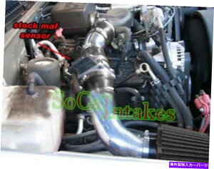 USGACe[N Ci[_Ng 1996-1999̃ubN2PCGACe[NVXeLbgtB^[V{[C1500 5.0L/5.7L Black 2pc Air Intake System Kit&Filter For 1996-1999 Chevrolet C1500 5.0L/5.7L