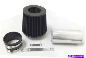 USGACe[N Ci[_Ng 2002N2006Nׂ̂Ă̍LfbNGXJ[h5.3L 6.0L V8GACe[NLbg +tB^[ All Black For 2002-2006 Cadillac Escalade 5.3L 6.0L V8 Air Intake Kit + Filt