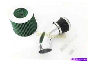 USGACe[N Ci[_Ng 2002-2003̃ubNO[GACe[NVXeLbgtB^[3.5L V6 Black Green Air Intake System Kit&Filter for 2002-2003 Isuzu Axiom 3.5L V6
