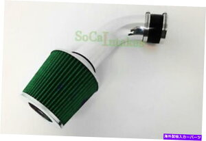USGACe[N Ci[_Ng 06-08̃ubNO[GACe[NVXeLbgtB^[2.0L^[{tAEfBA3 Black Green Air Intake System Kit&Filter For 06-08 Audi A3 with 2.0L Turbo