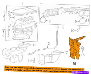 USGACe[N Ci[_Ng NCX[OEMGAN[i[Ce[NV[h5182345AE CHRYSLER OEM Air Cleaner Intake-Shield 5182345AE