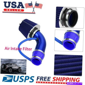 USGACe[N Ci[_Ng 3 "J[[XR[hGACe[NtB^[J[{t@Co[A~jEpCvt[z[XLbg 3" Car Racing Cold Air Intake Filter Carbon Fiber Aluminum Pip