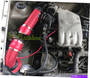 USGACe[N Ci[_Ng 93-98ׂ̂Ă̐ԂR[eBOR[hGACe[NLbgtHNX[QStWFb^JuI2.0 L4 All RED COATED Cold Air intake Kit For 93-98 Volkswagen G