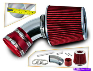 USGACe[N Ci[_Ng 00-03 BMW X5 E53 3.0L 4.4L 4.6L 4.8L̃V[gGACe[NLbg +ԂtB^[ Short Ram Air Intake Kit + RED Filter For 00-03 BMW X5 E53 3.0L 4.4L 4.6L 4.8L