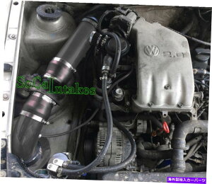 USGACe[N Ci[_Ng 93-98̃I[ubNR[eBOR[hGAR[ێʃHNX[QStWFb^JuI2.0 L4 All BLACK COATED Cold Air intake For 93-98 Volkswagen Golf J