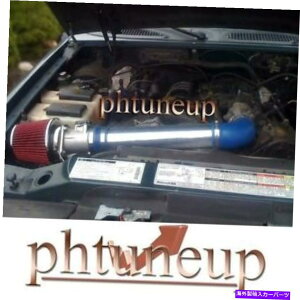 US�G�A�C���e�[�N �C���i�[�_�N�g �u���[���b�h1995-2000�t�H�[�h�����W���[�G�N�X�v���[���[4.0 4.0L�G�A�C���e�[�N�L�b�g�V�X�e�� BLUE RED 1995-2000 FORD RANGER EXPLORER 4.0 4.0L AIR INTAKE KIT SYSTEMS