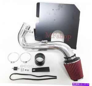 USGACe[N Ci[_Ng 2005N2009NɐԂtH[h}X^Ox[X4.0L V6q[gV[hR[hGACe[NLbg Red For 2005-2009 Ford Mustang Base 4.0L V6 Heat Shield Cold Air Intake Ki